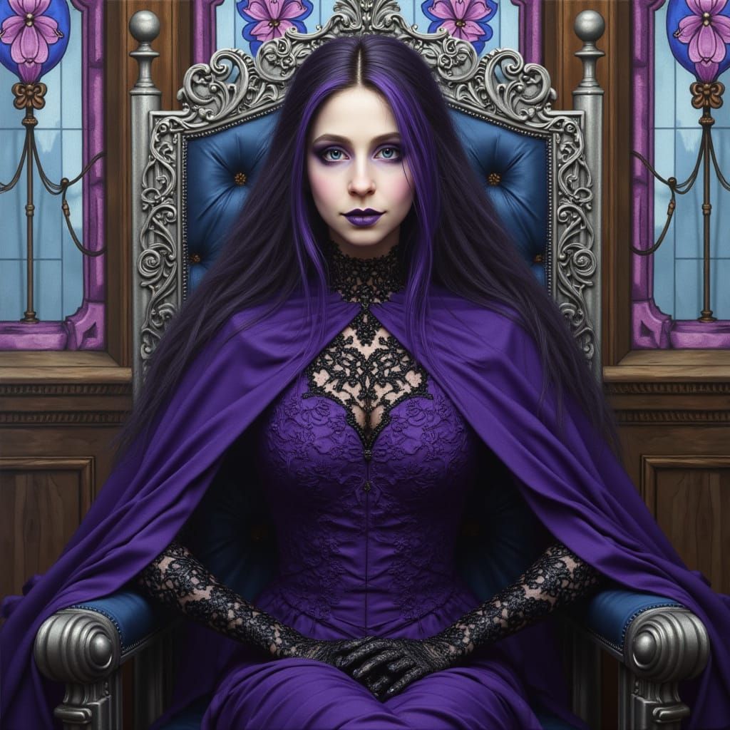 Royal Queen in Epic Fantasy Setting