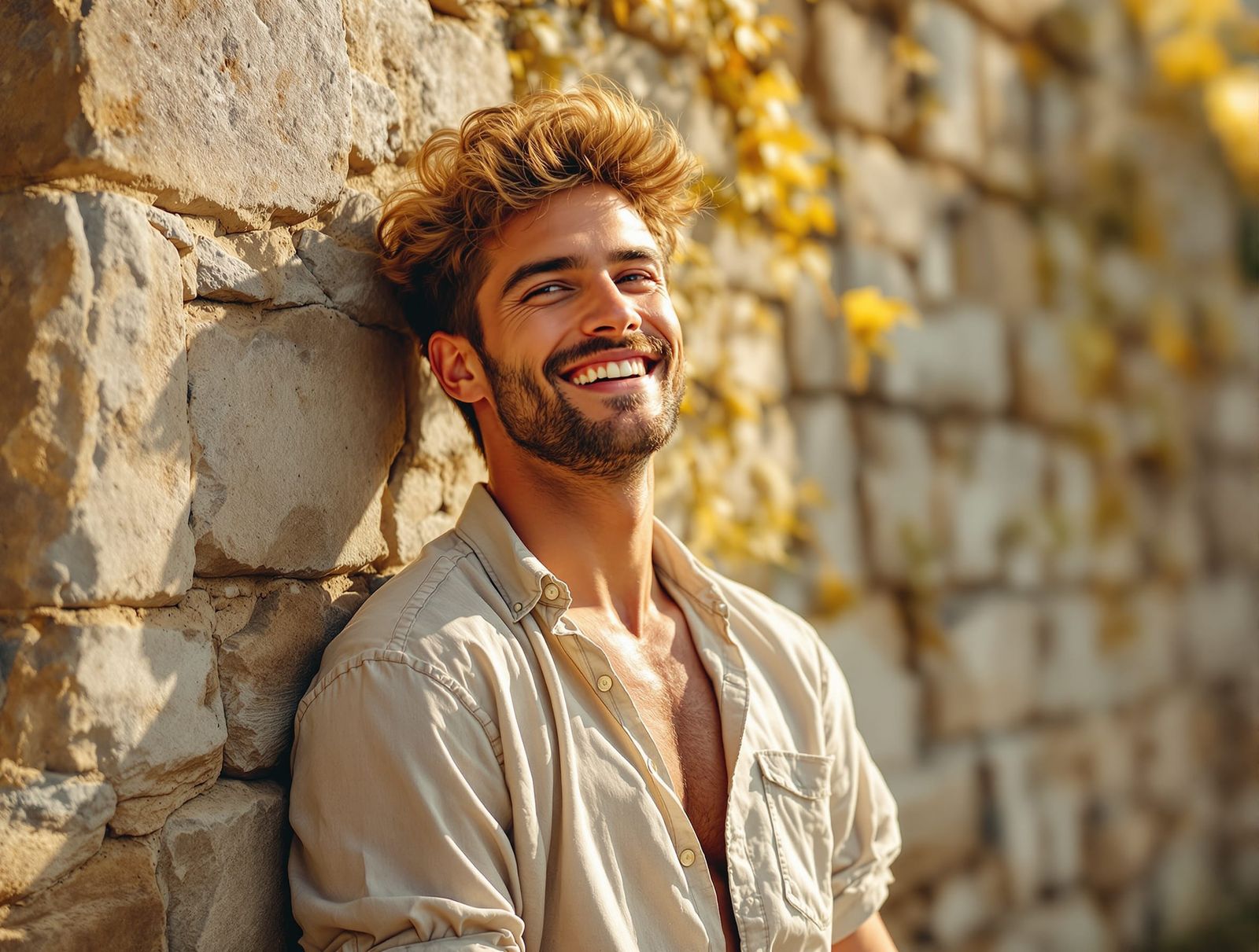 Man in Sunlight, Rembrandt-Inspired Painting