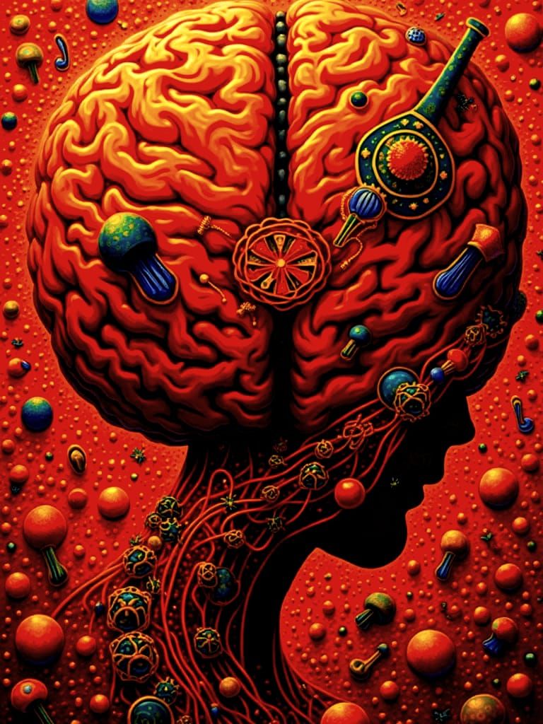 Psychedelic Geometric Mindscape: A Synesthetic Experience