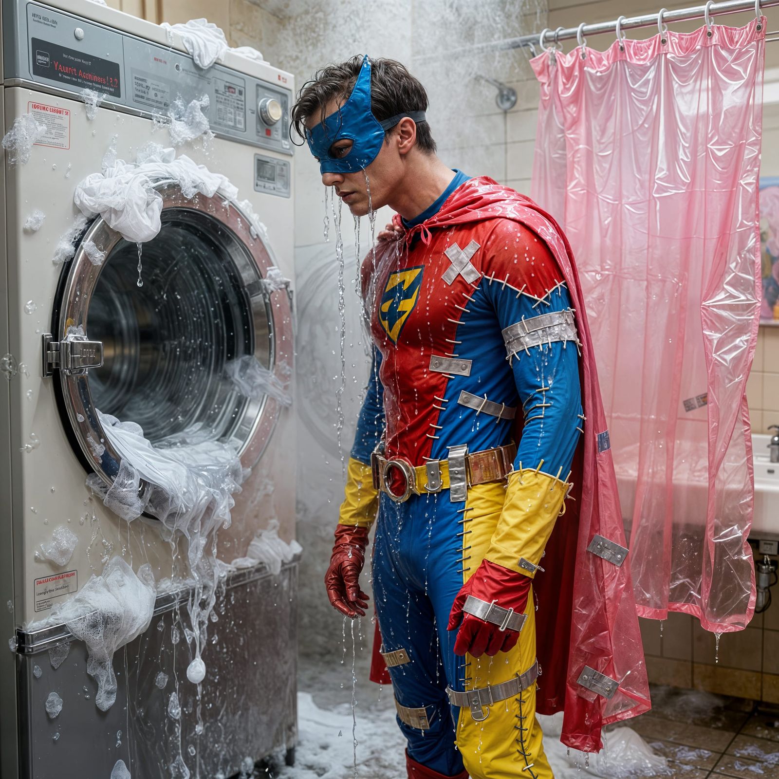 Ridiculous Superhero's Laundry Day Disaster