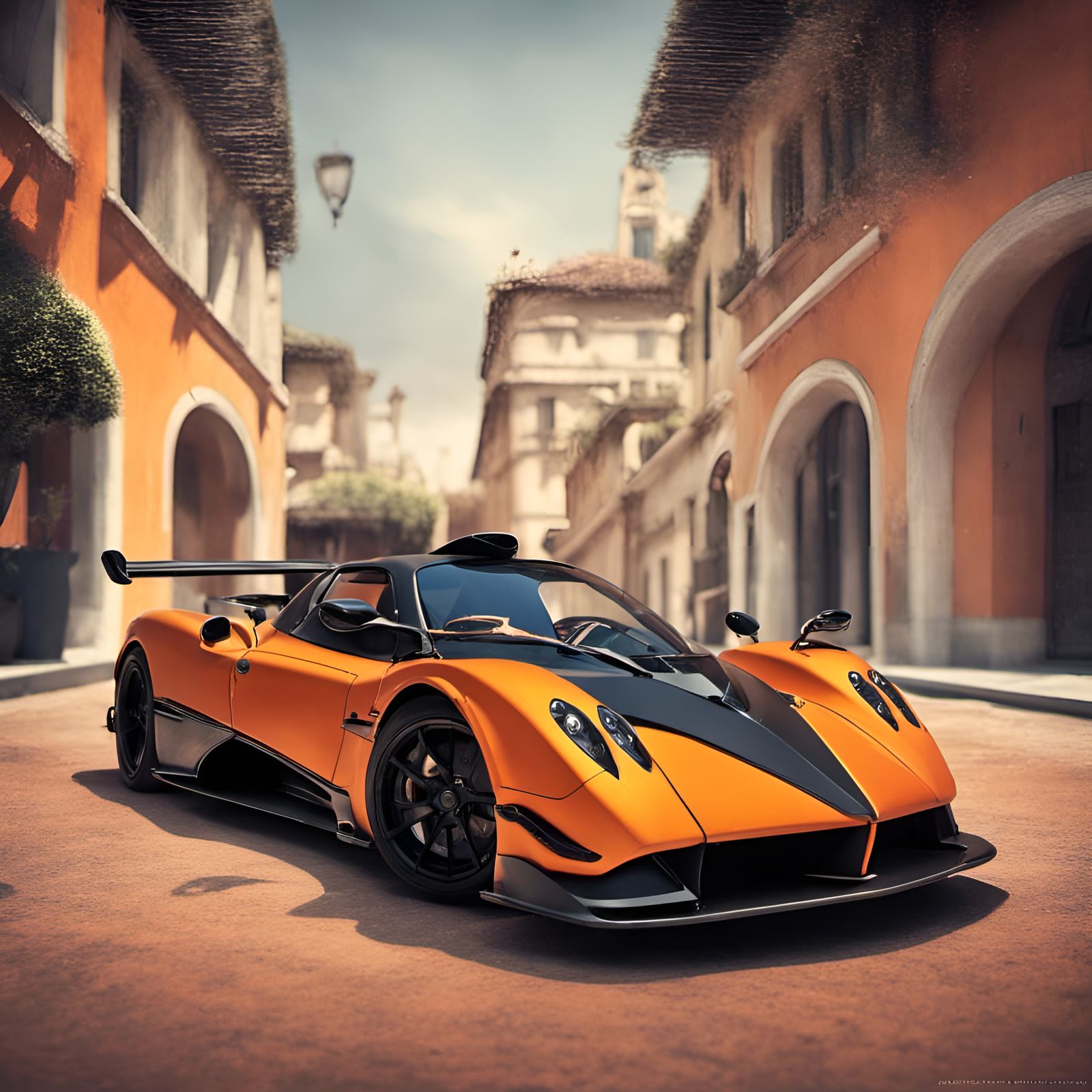 2010 Pagani Zonda Matte orange