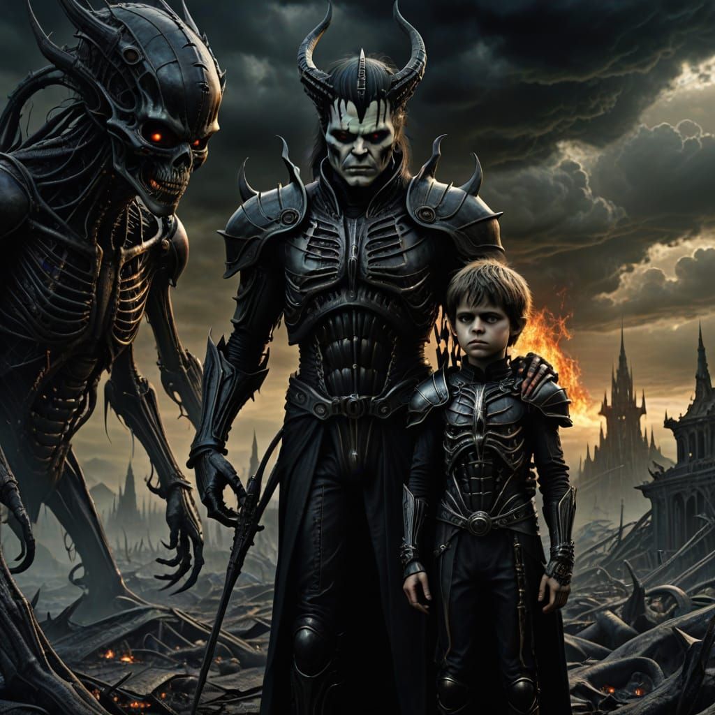 Ethereal Dark Prince in Ruins