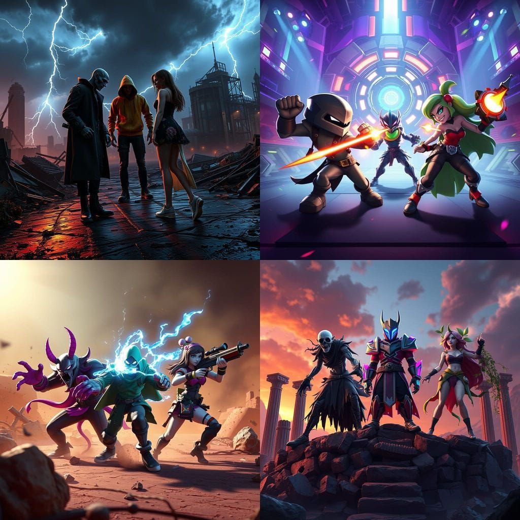 Epic Brawl Stars Showdown: Mortis, Surge, and Lily in 3D Mas...