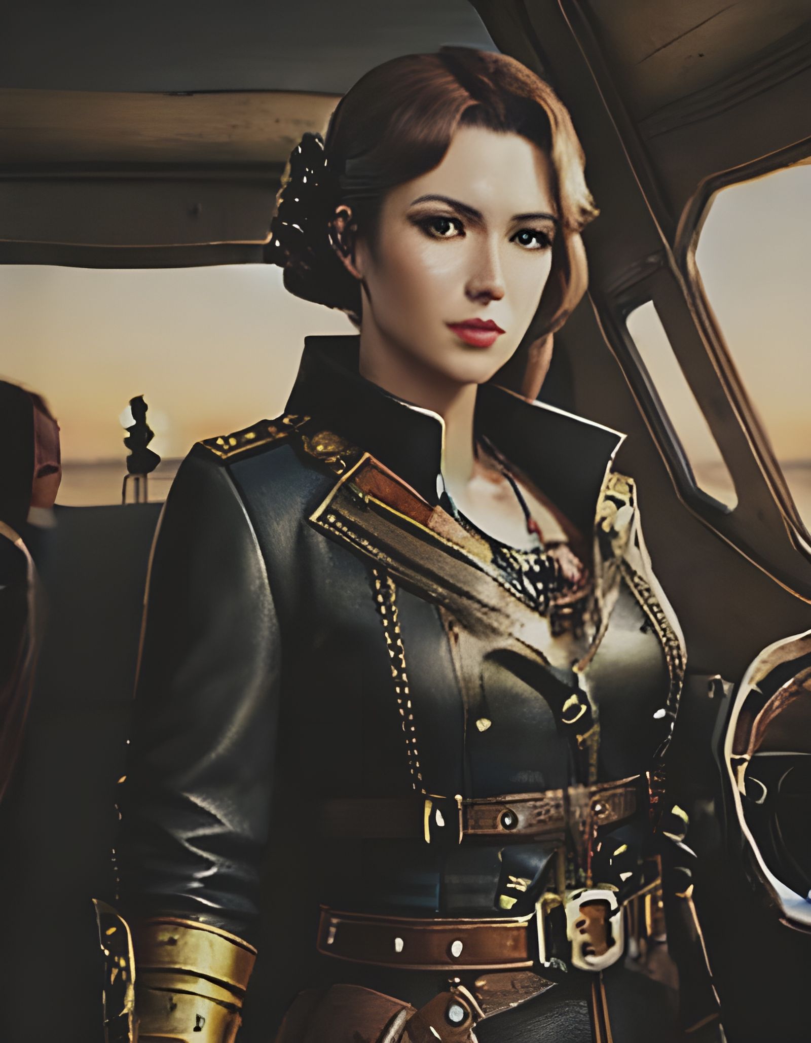 Confident Aero Commander in Victorian London Fog