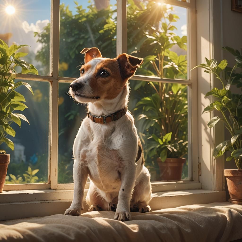 Daydreaming Jack Russell