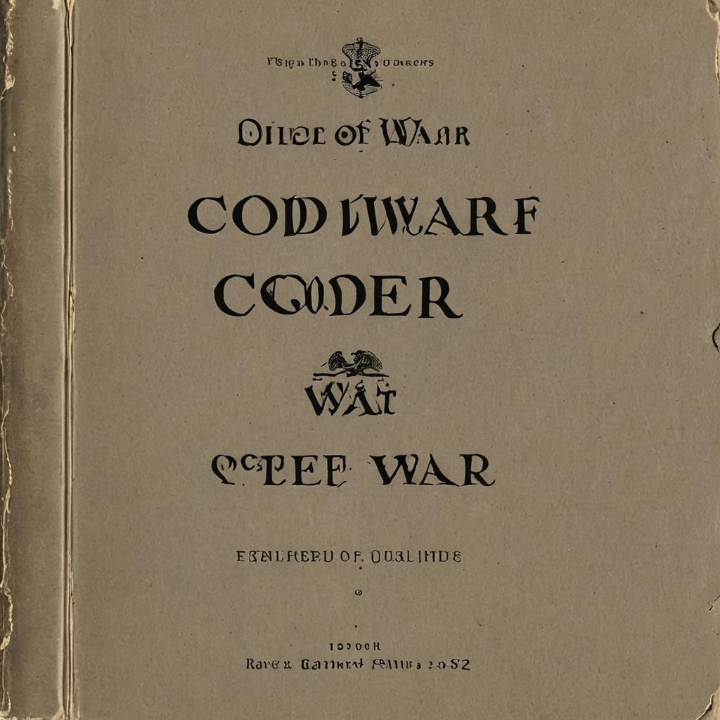 Cinematic 'Code of War' Book Cover: Cel-Shaded Anime Art
