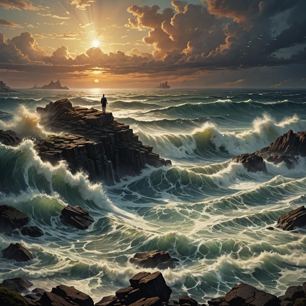 Desolate Eternity: A Fantastical Matte Painting