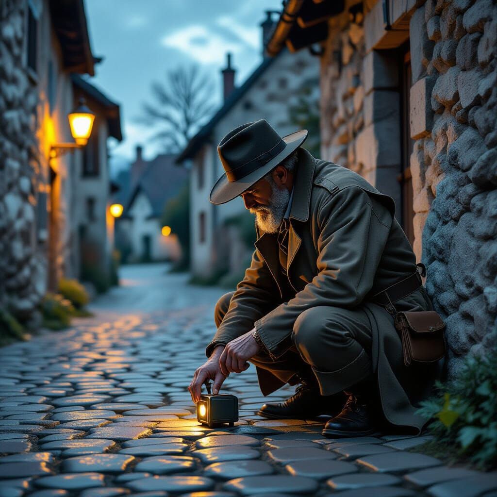 Weathered Spy Plants Device in Dusk Village