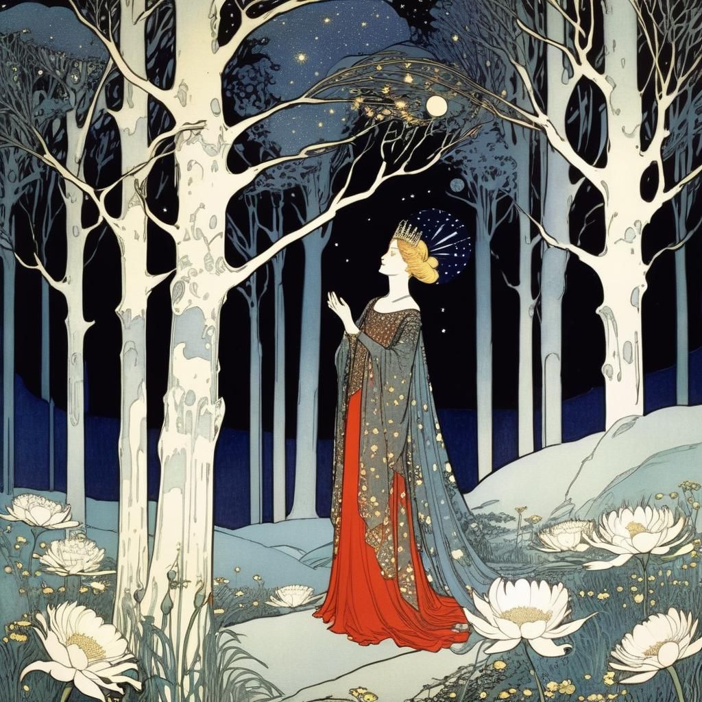 Queen of the Night in Moody Victorian Style