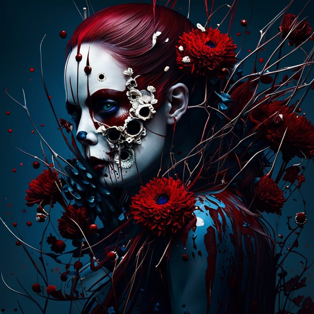 Gothic Horror: Flowers, Eyes, and Sutures