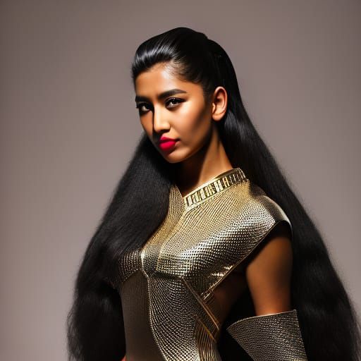 Beautiful innocent young woman