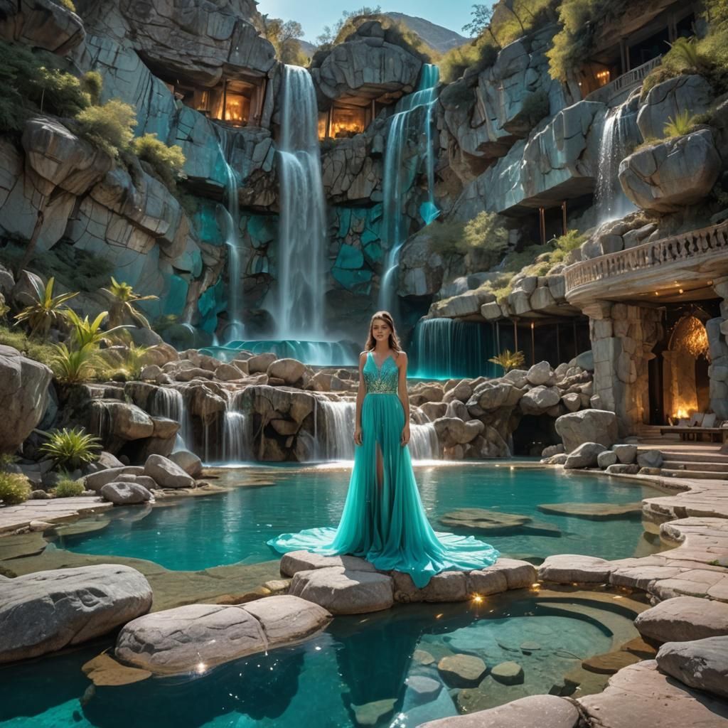Turquoise Palace and Queen in Mountain Paradise