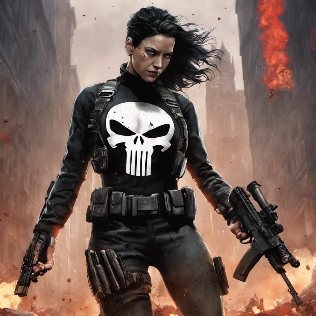 Female Punisher Marvel Comics Fan Art