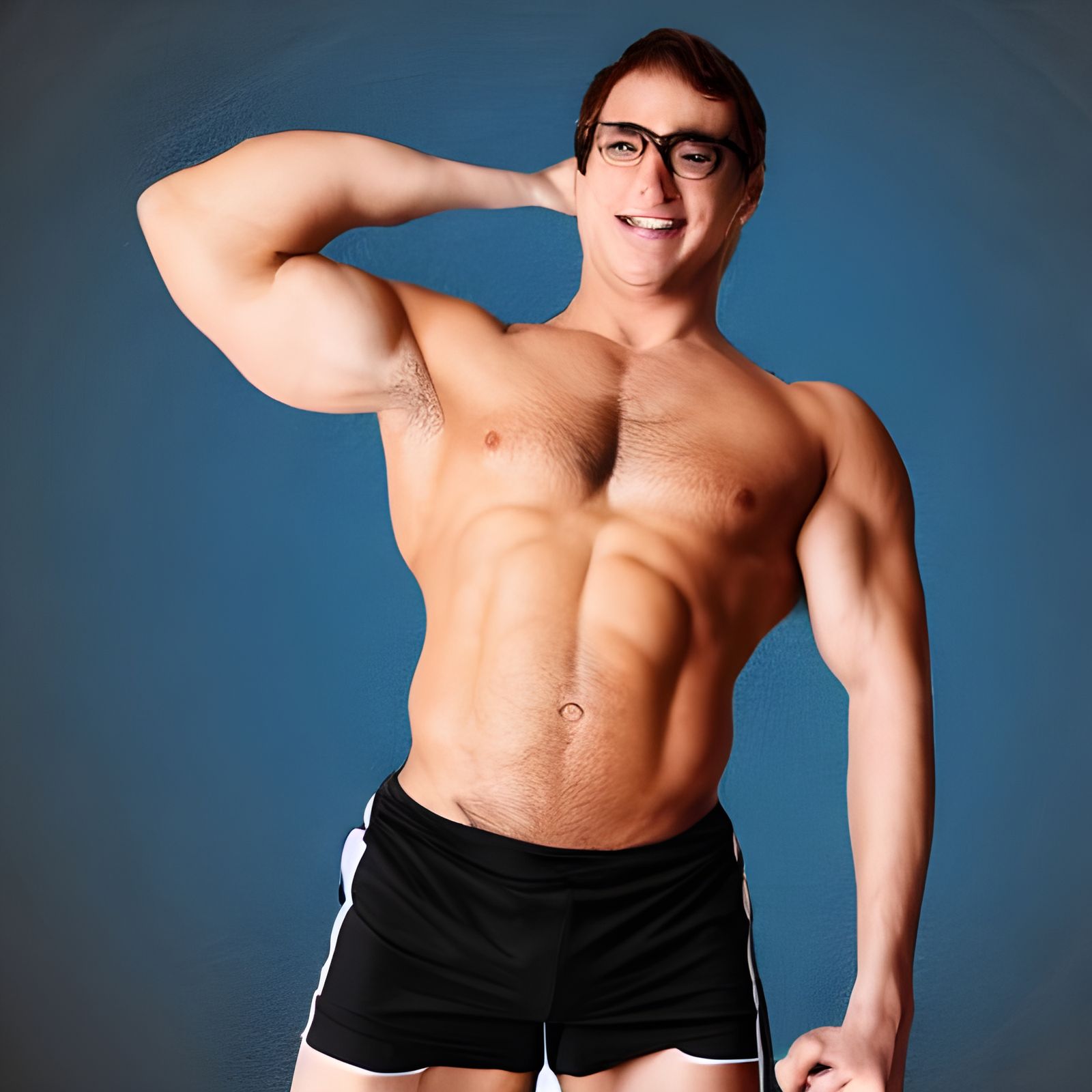 Nerd and Jock Body Swap Illustration