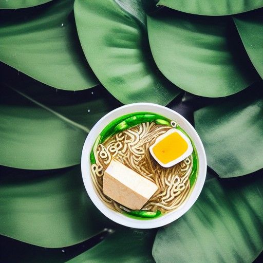 Surreal Cat Ramen Composition in Professional Photography