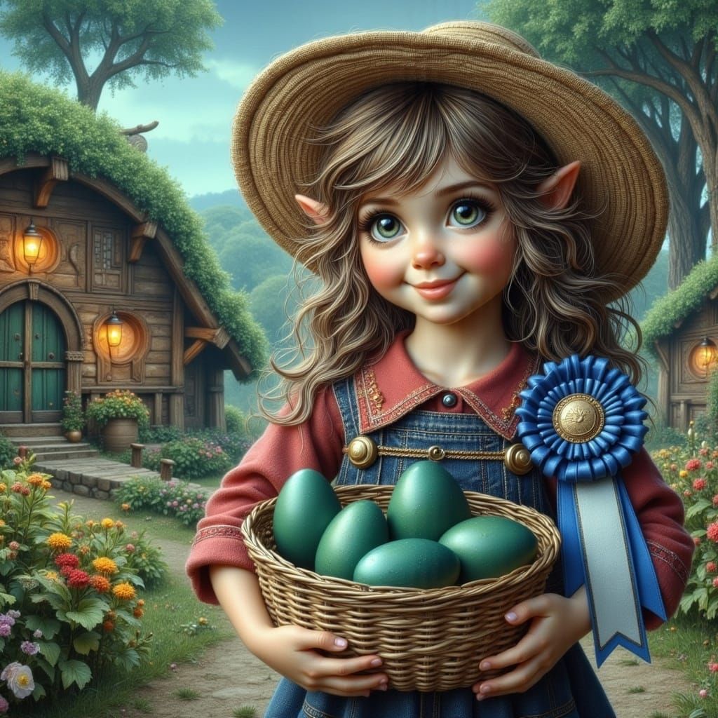 Whimsical Dragon Egg Farmer Wins First Place