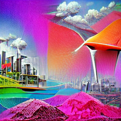 Vibrant Utopia: A Harmonious Future Cityscape