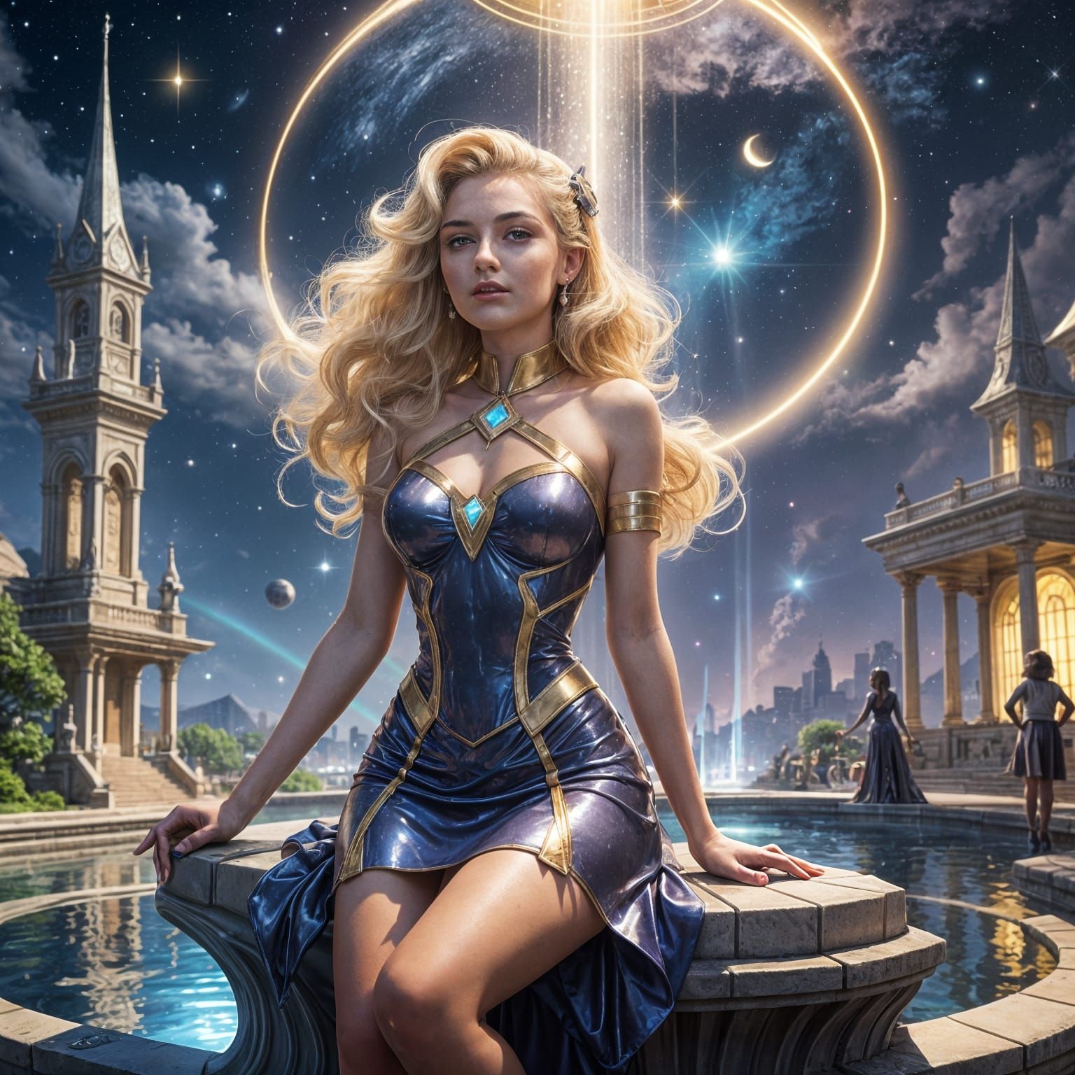 Loxy Isadora Bliss in Science-Fantasy University Square