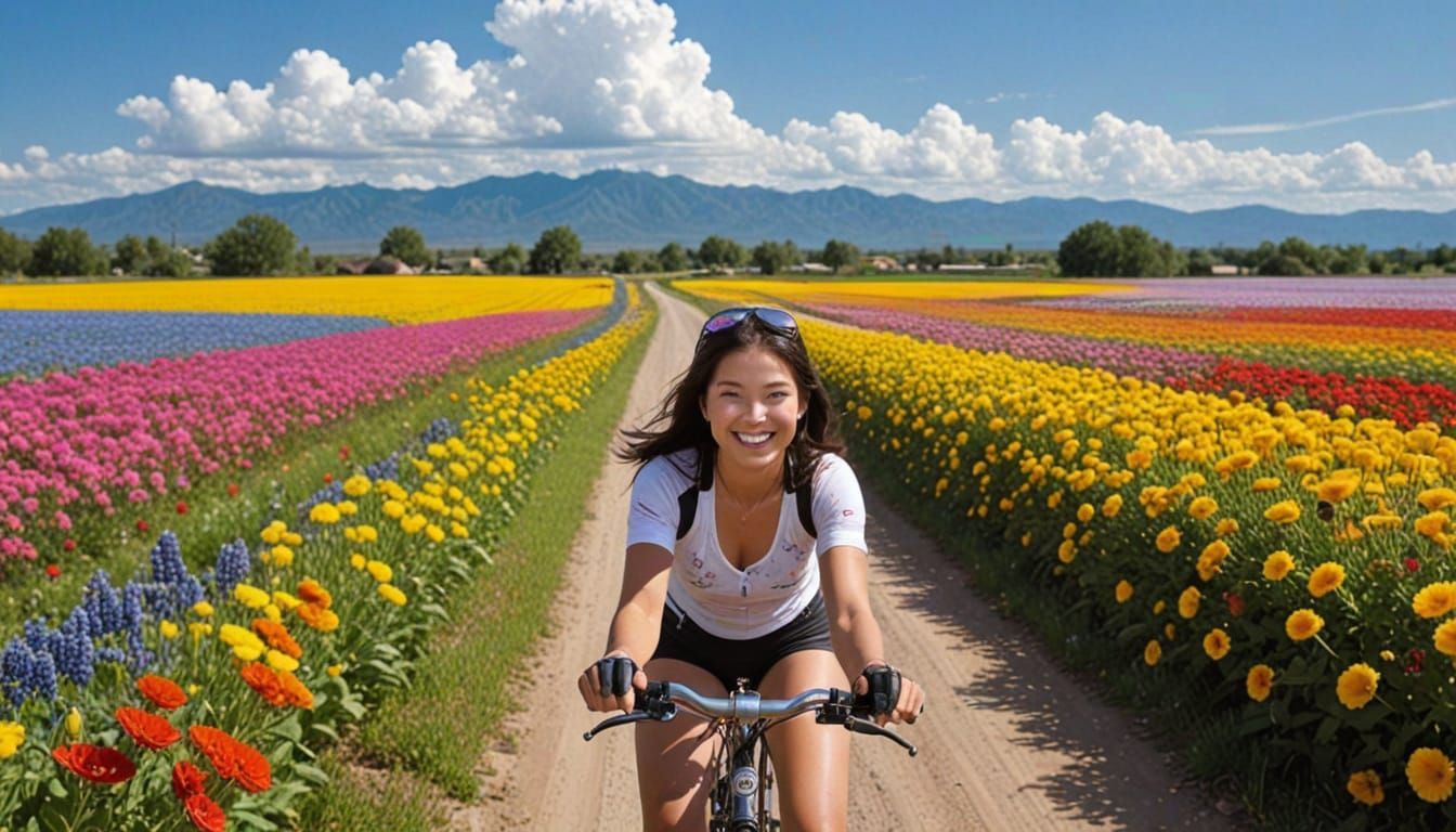 Sunshine and cycling