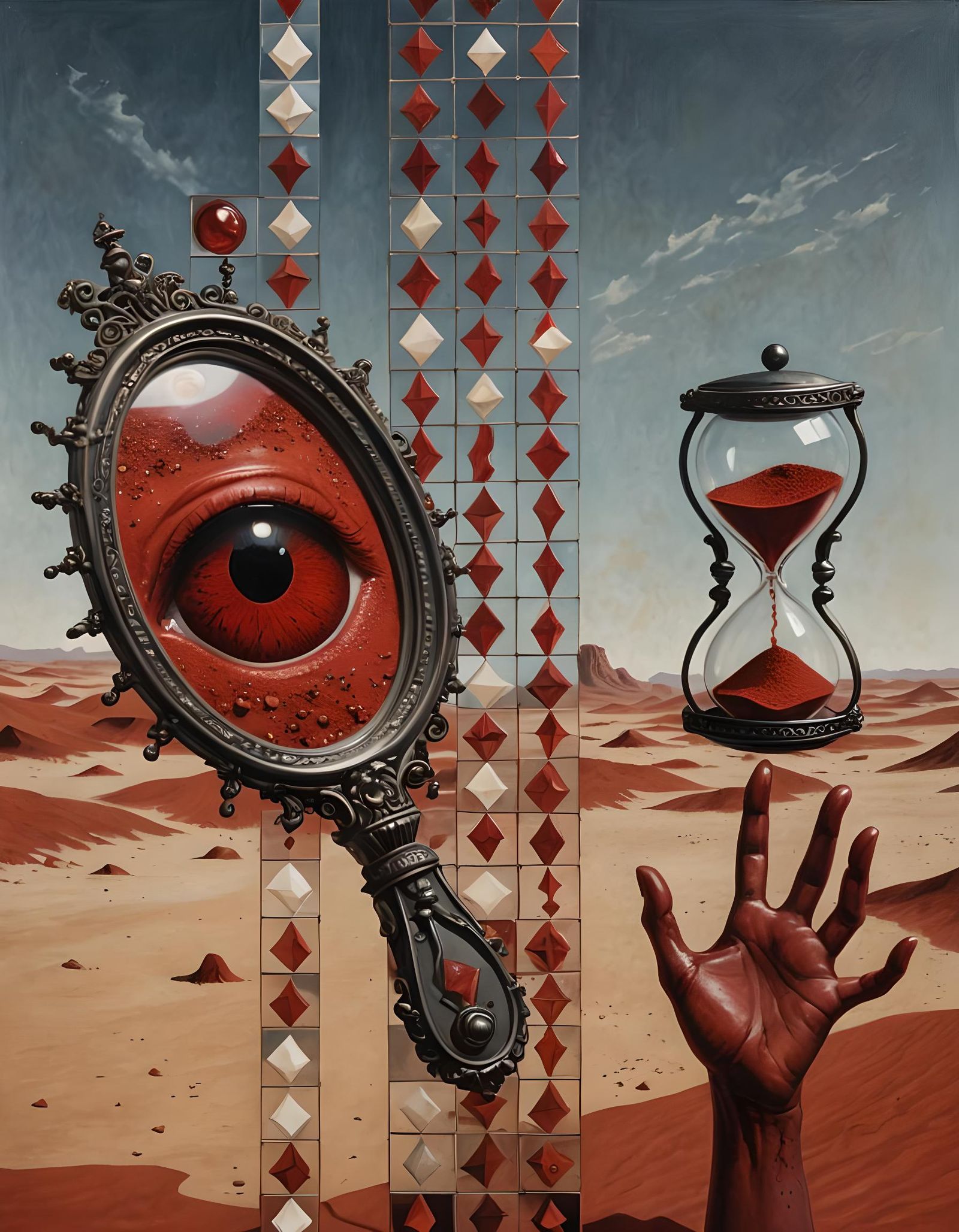 Running Out of Time: surrealist creation