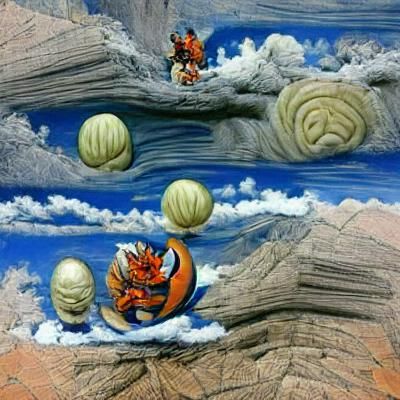 Goku Charges Energy in Dragon Ball Z Style