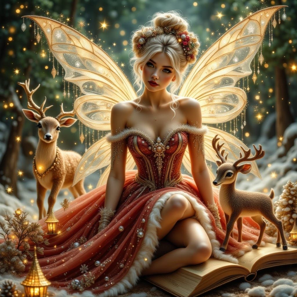 Christmas Book Fairy #4