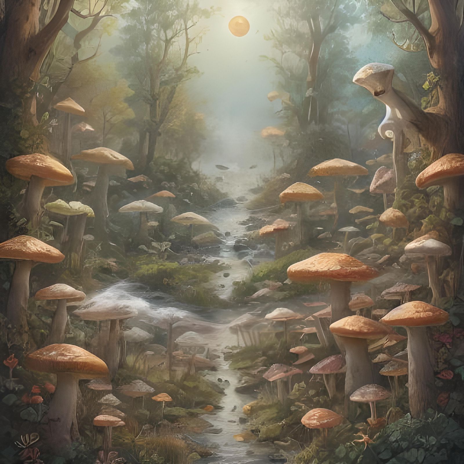 Mattresses Float in Sky with Sleeping Babies