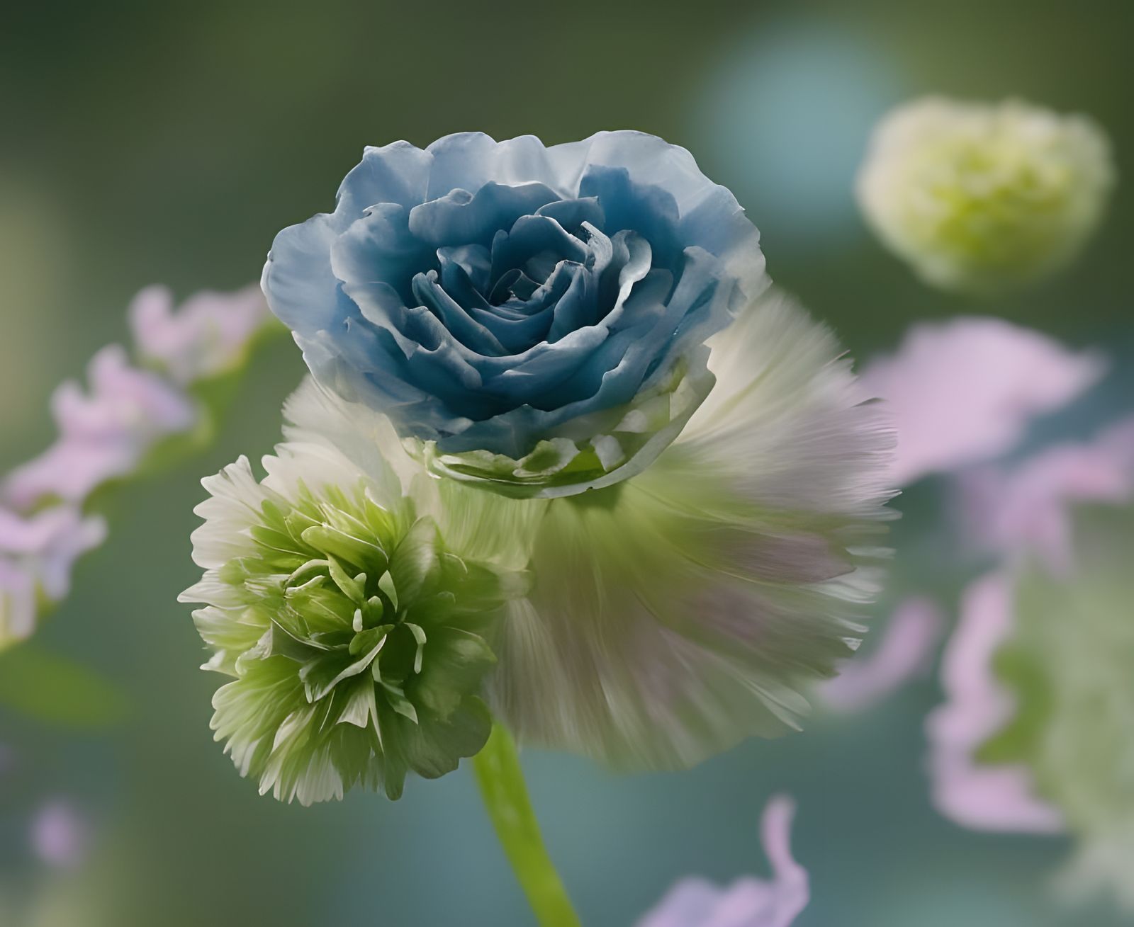 Dreamlike Roses with Complex Geometry and Vivid Detail