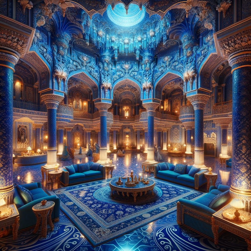 In the Lapis of Luxury at a Lazuli Pace