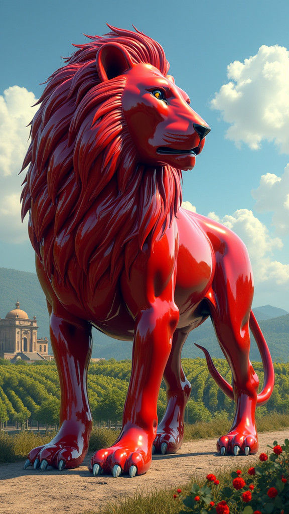 Lamborghini Lion Hybrid Roams Italian Countryside