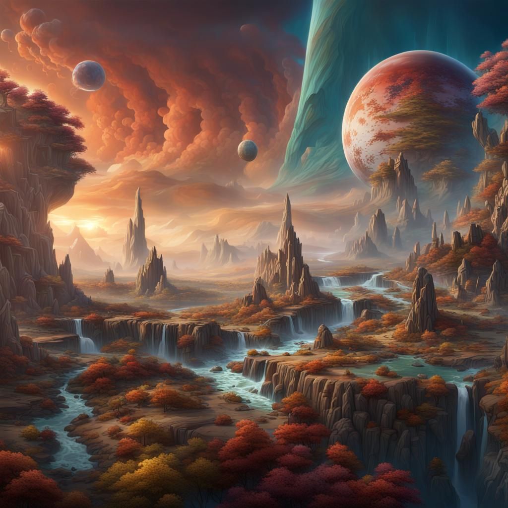 Parallel Universes Collide: A Digital Art Spectacle