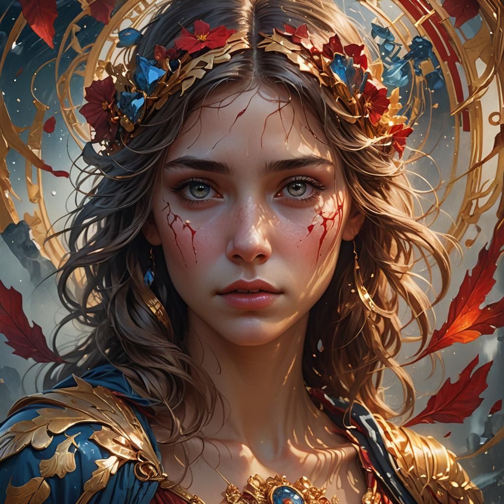 Heartbreak Portrait in Golden Hour Light