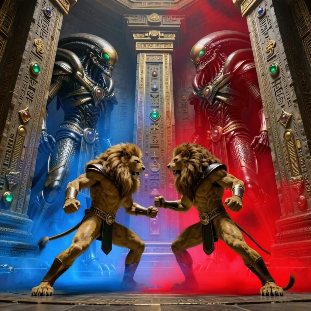 Ultra Realistic ThunderCats Battle with Xenomorph Elders