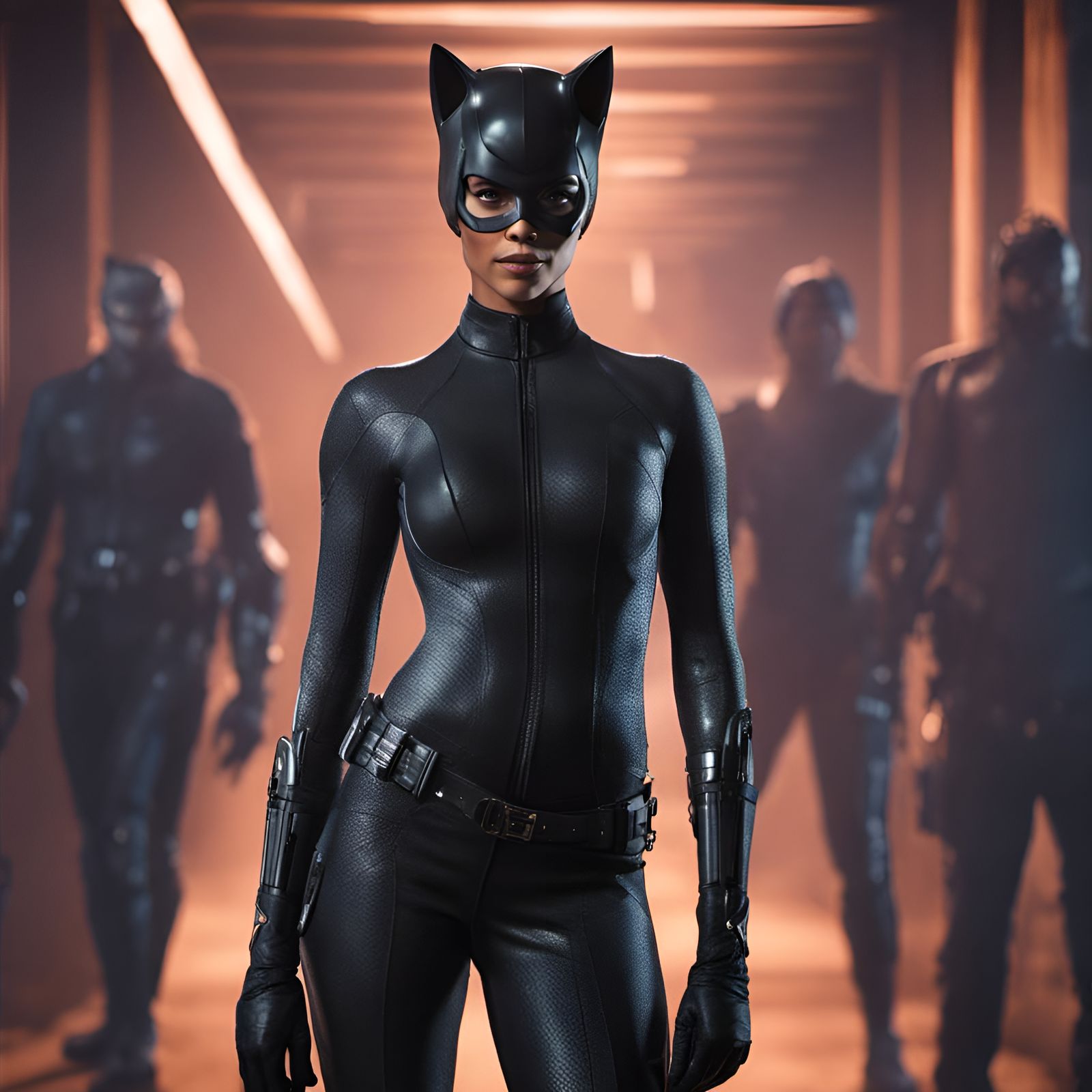 Halle Berry as Catwoman in Ultra Detailed Realism