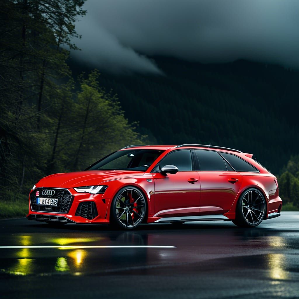 Audi ABT RS6 Avant on Nürburgring