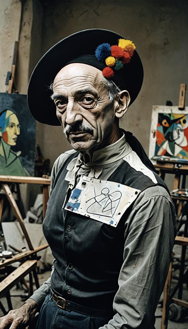 Modern Renaissance Fusion in Cel-Shaded Style