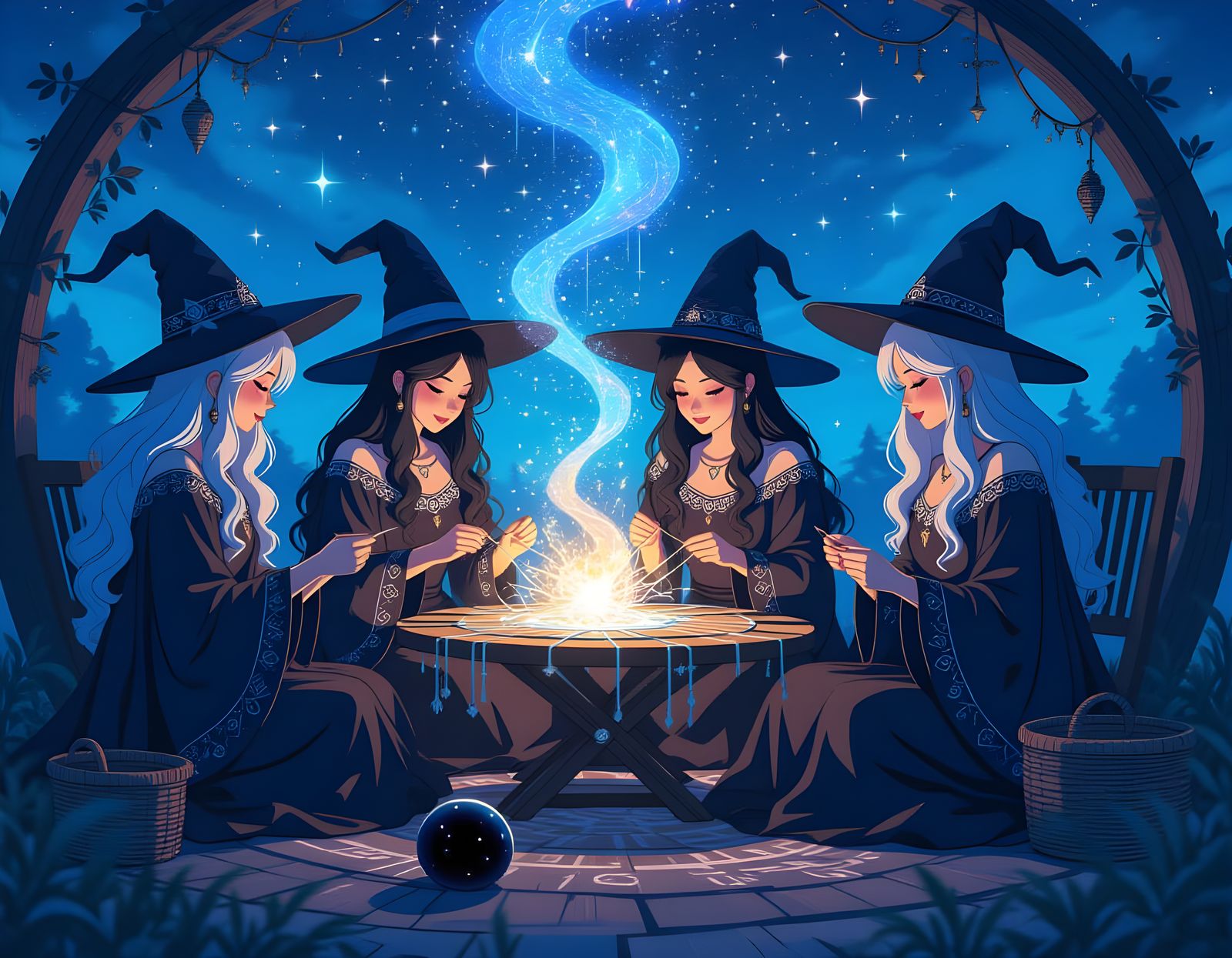 Quantum Witches Weave Spacetime Threads