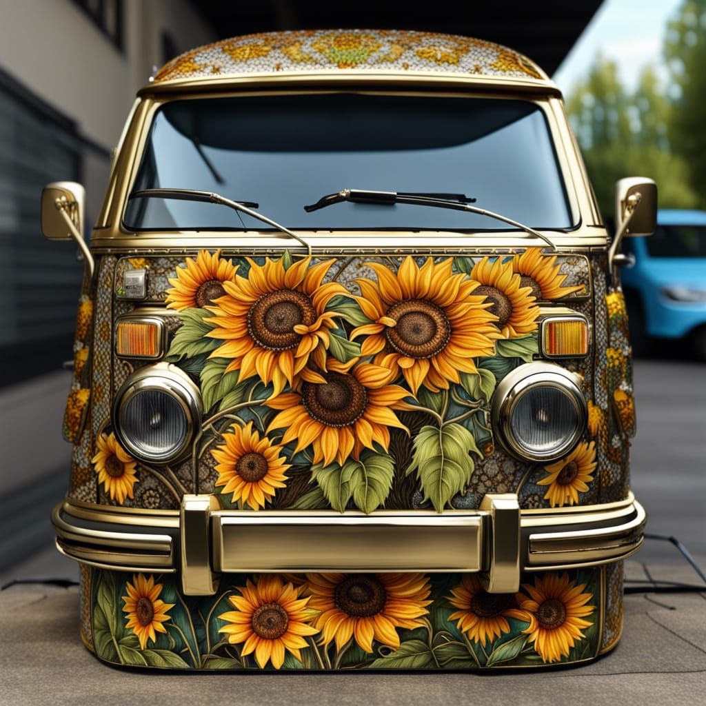 QUEENie BEEson’s Sunflower Camper Van #3, Masterplayer