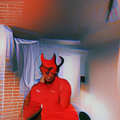 Stylized Devil Illustration