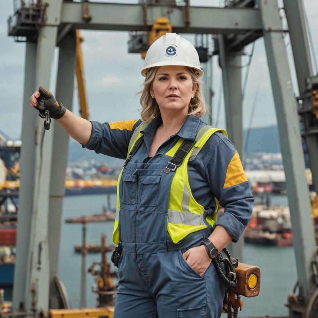 Longshorewoman for MickeyWolf shipping lines 5