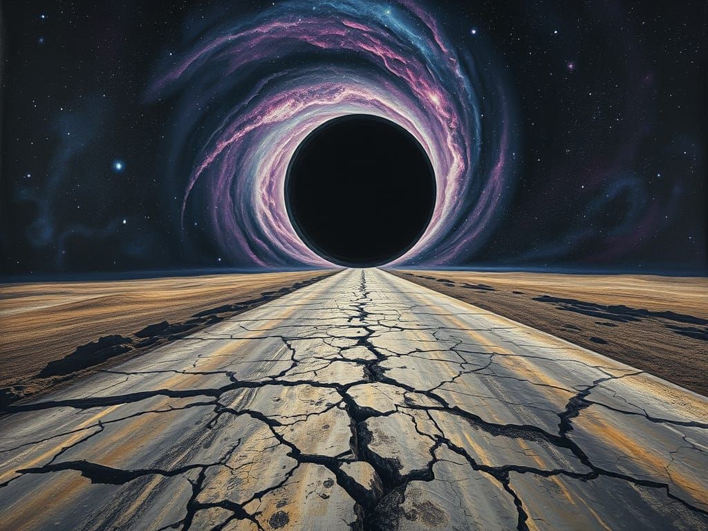 Road to a Black Hole in Space