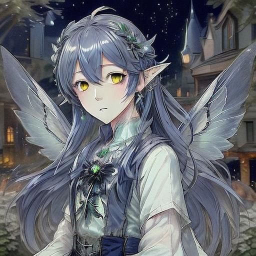 Gothic Lolita Anime Girl in Dark Alley