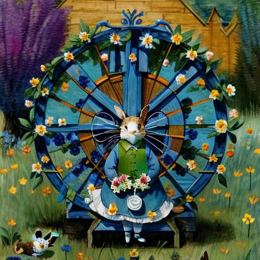 Beatrix Potter Inspired AI Art