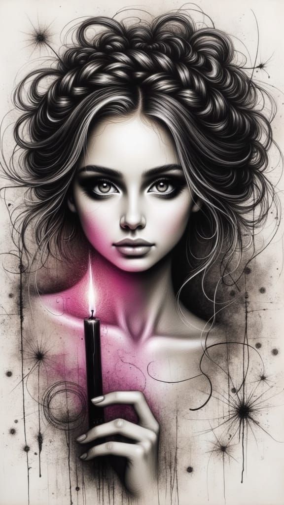 Ethereal Saoirse Ronan in Charcoal Portrait