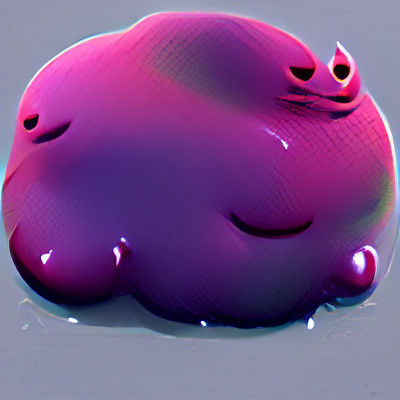 Abstract Blob Generated by AI