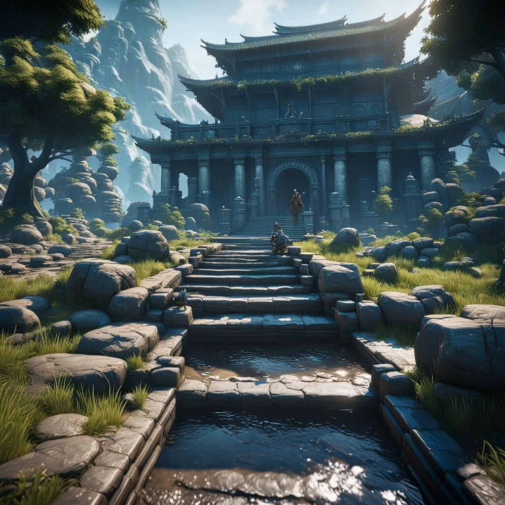 Epic 3D Videogame Graphics in 8K Resolution