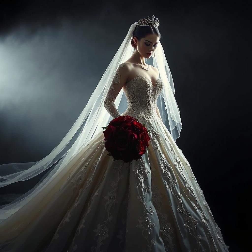 Princess Bride in Haute Couture Gown Portrait