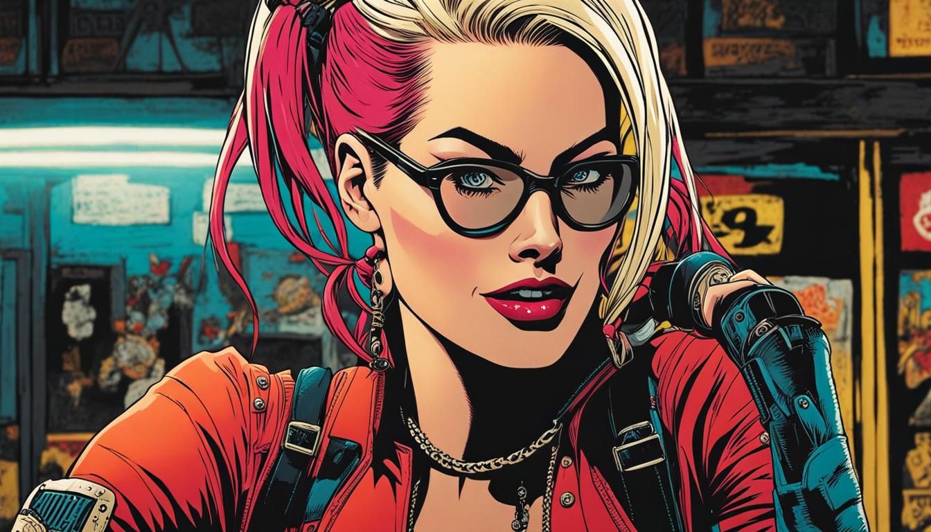 Margot Robbie as crazy Harleen