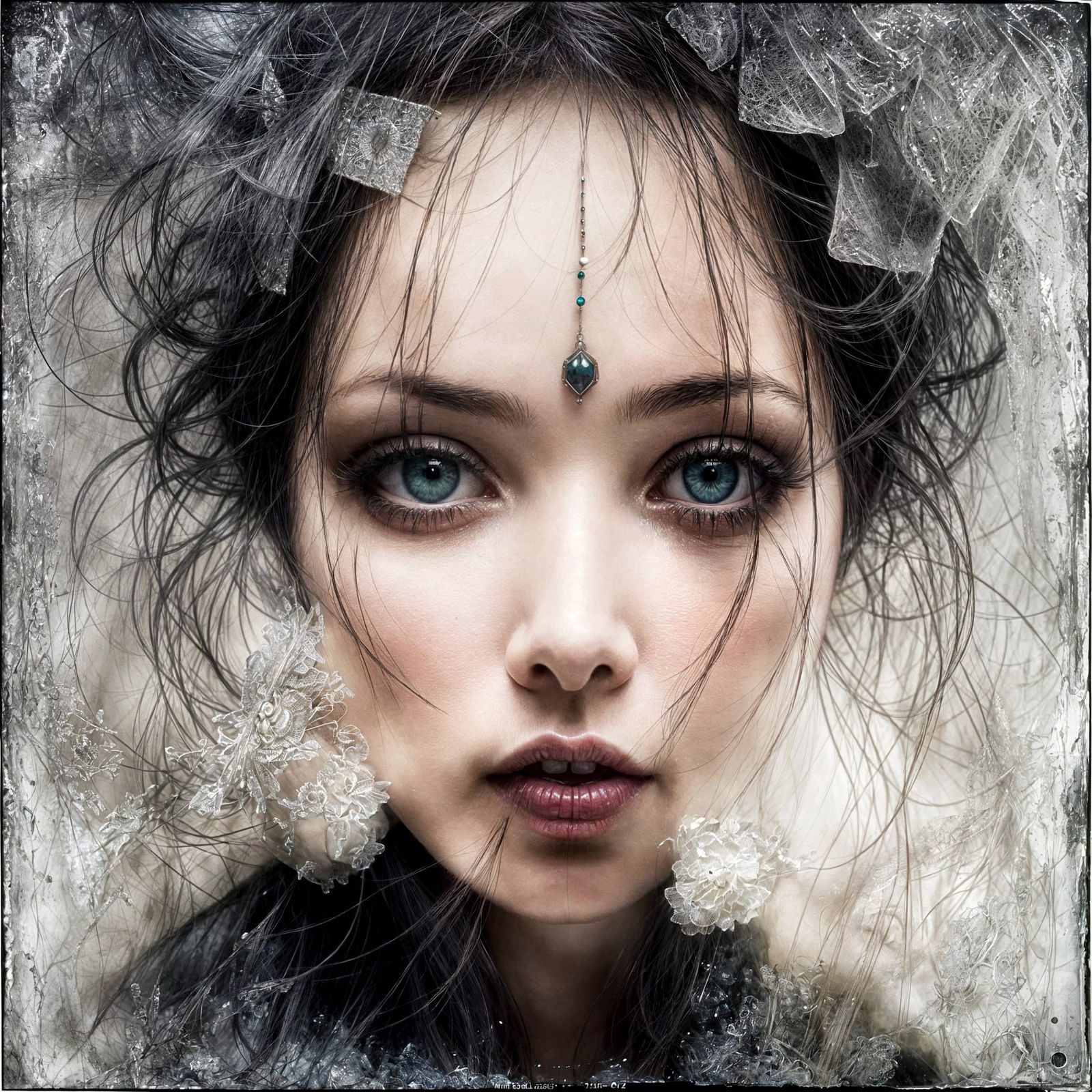 Hyperrealistic Portrait of a Regal Goddess