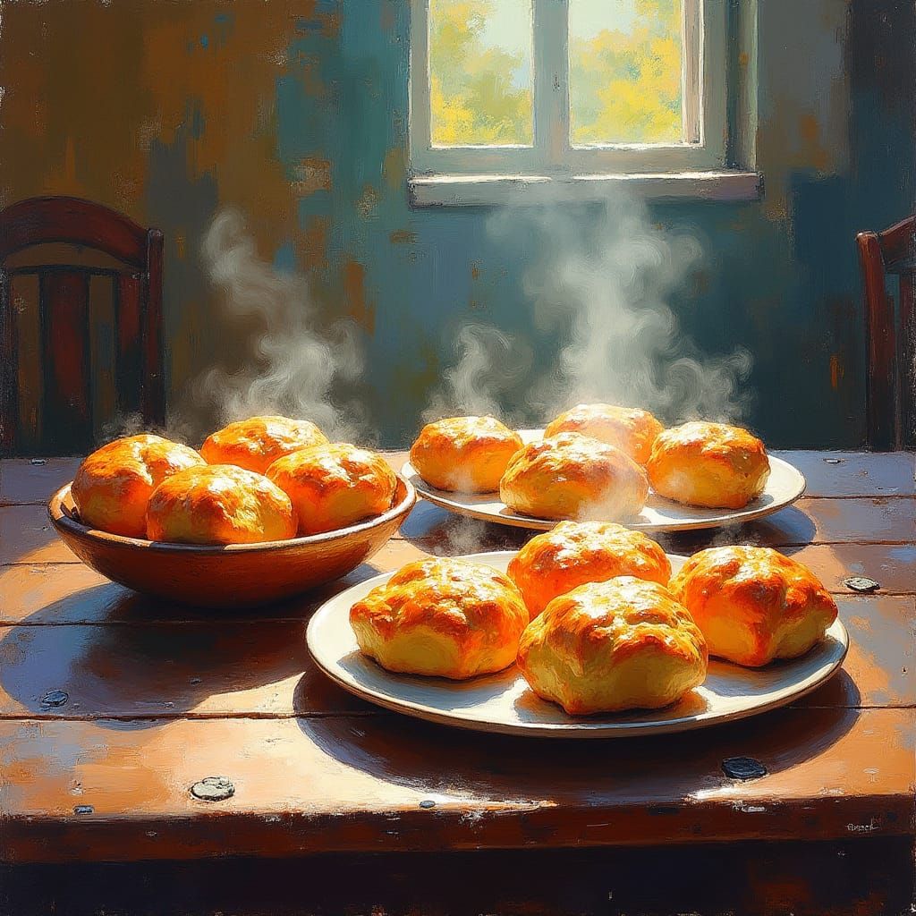 Khachapuri and Khinkalis: Neo-Expressionist Georgian Feast